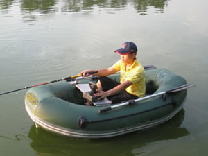 泉州钓鱼充气橡皮船